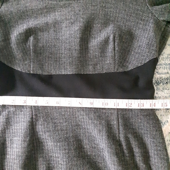 ESPRIT Herringbone Soft Knit Form Fitting Stretch Fit Dress Sz Med Mini/Midi - Picture 8 of 13